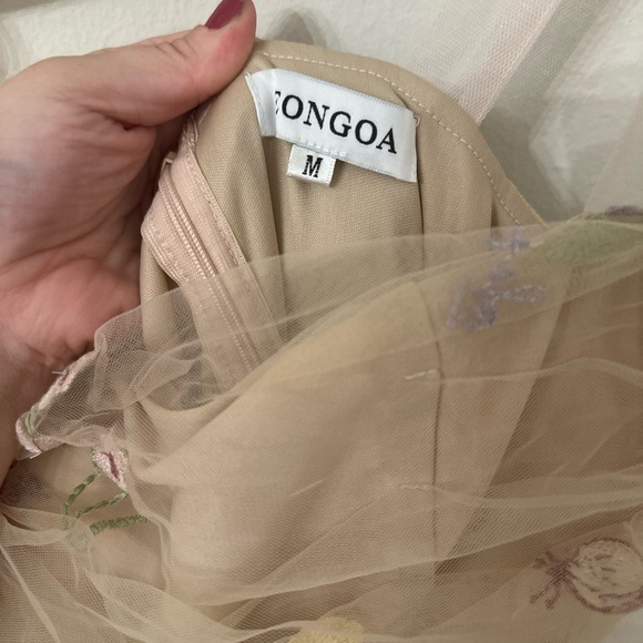 Elegant Floral Embroidered Prom Dress - Picture 8 of 8